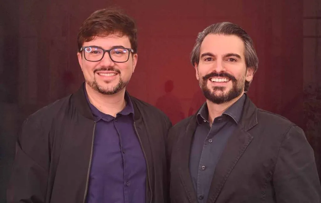 Rómulo Oliveira y Ygor Minassa, anunciados por PS Zerado como fundadores y participantes de la apertura del congreso.