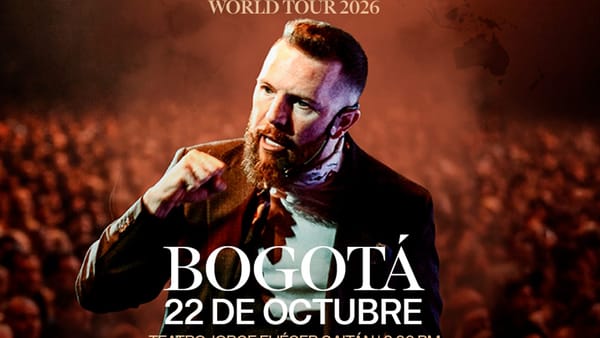 Afiche oficial de Daniel Habif para Ascender World Tour 2026 en Bogotá.